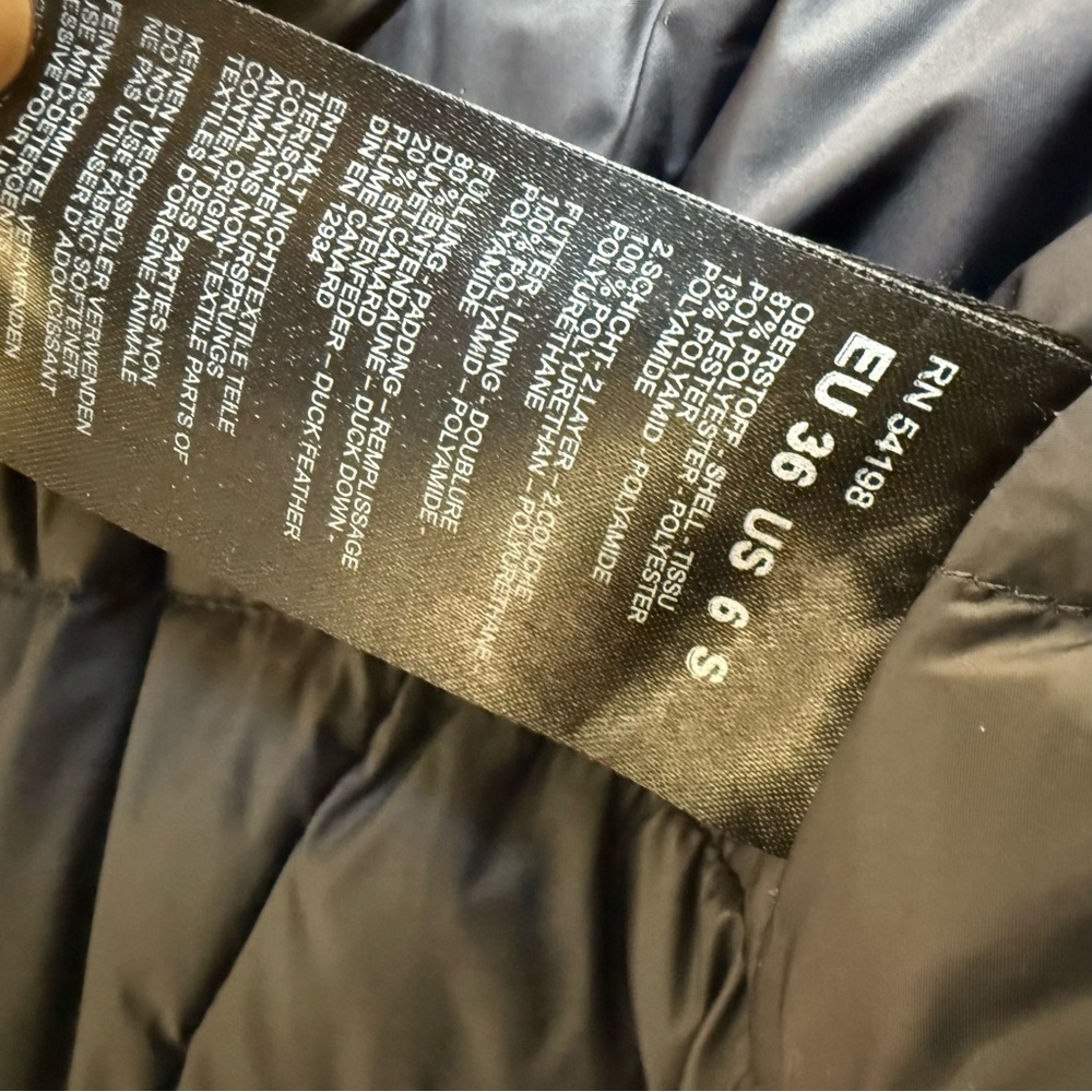 Bogner Navy Blue Hooded Parka EU 36 US 6 Gold Hardware Knee-Length - Picture 5 of 10